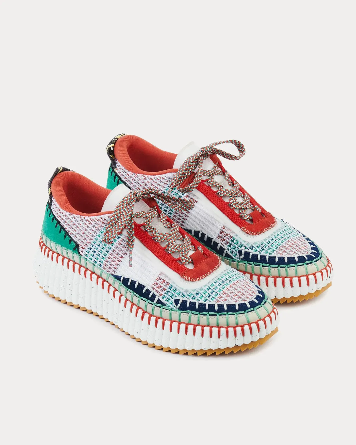 Nama Multi / Green / Orange Low Top Sneakers