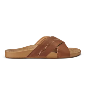 OluKai Womens Kīpe‘a ‘Olu Slide Sandals