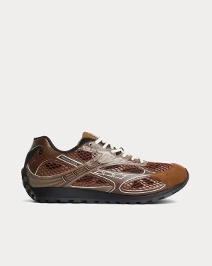 Orbit Lightweight Technical Fabric, Suede & Mesh Star Anise / Pinecone Low Top Sneakers