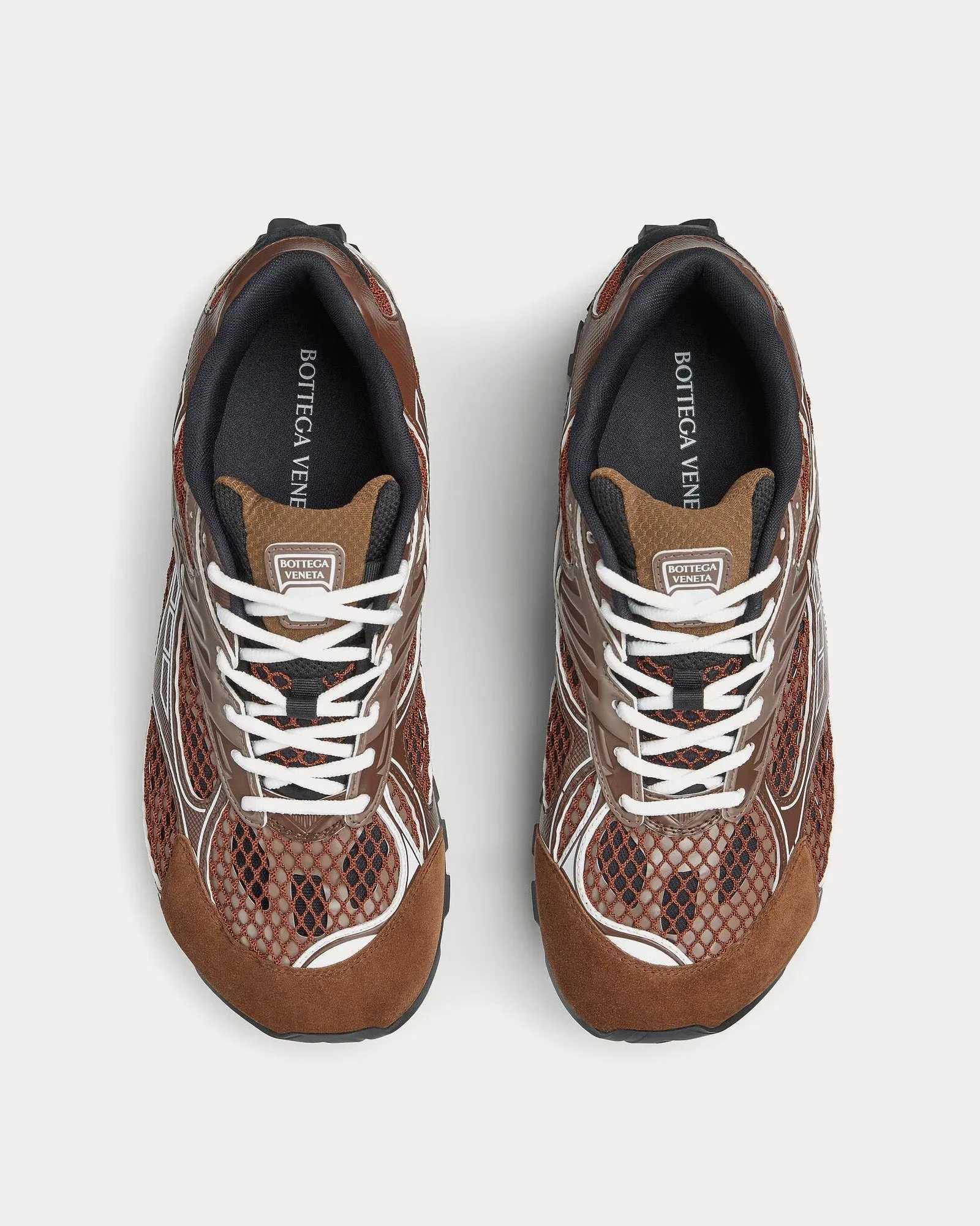 Orbit Lightweight Technical Fabric, Suede & Mesh Star Anise / Pinecone Low Top Sneakers
