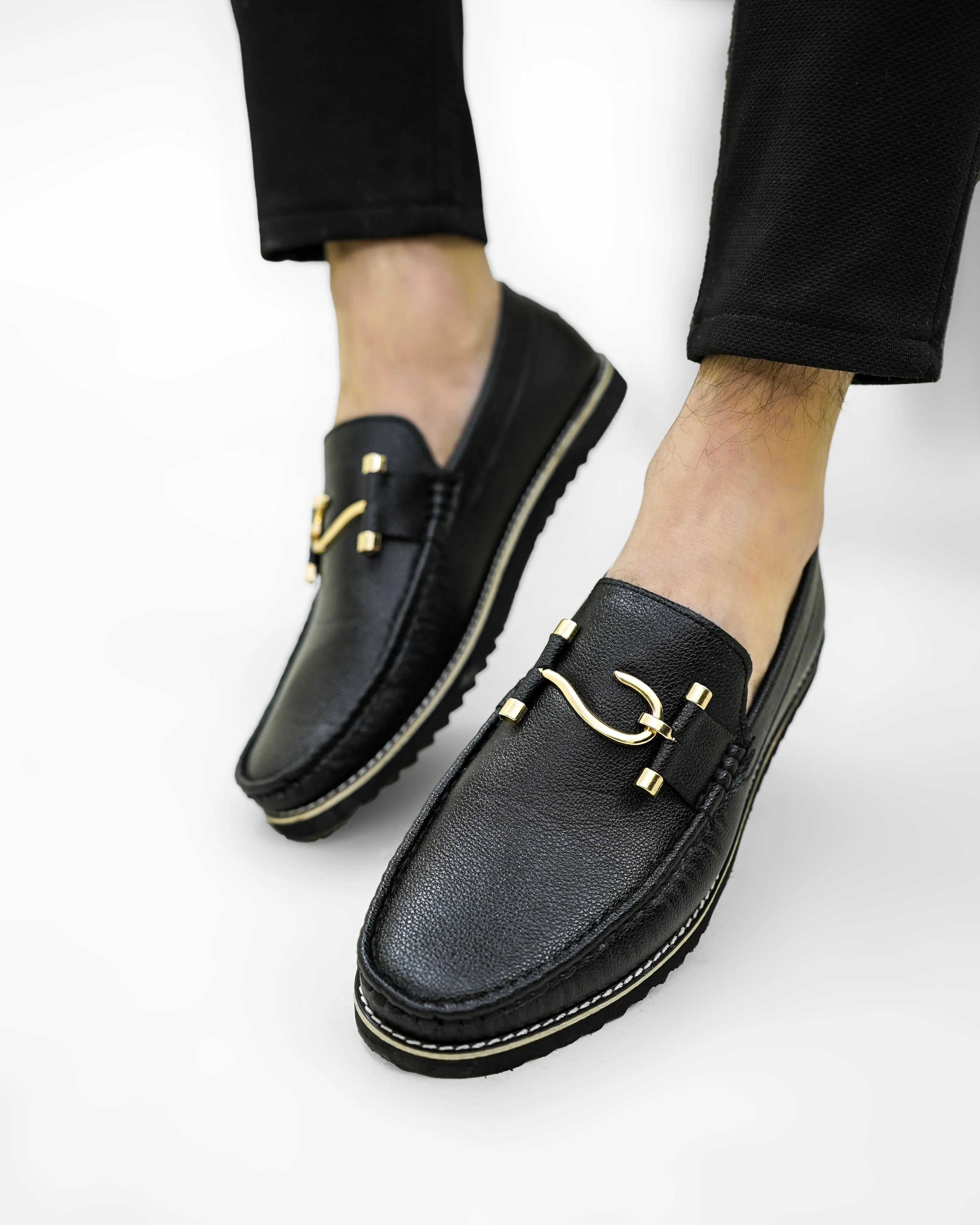 ROYAL BLACK LOAFERS