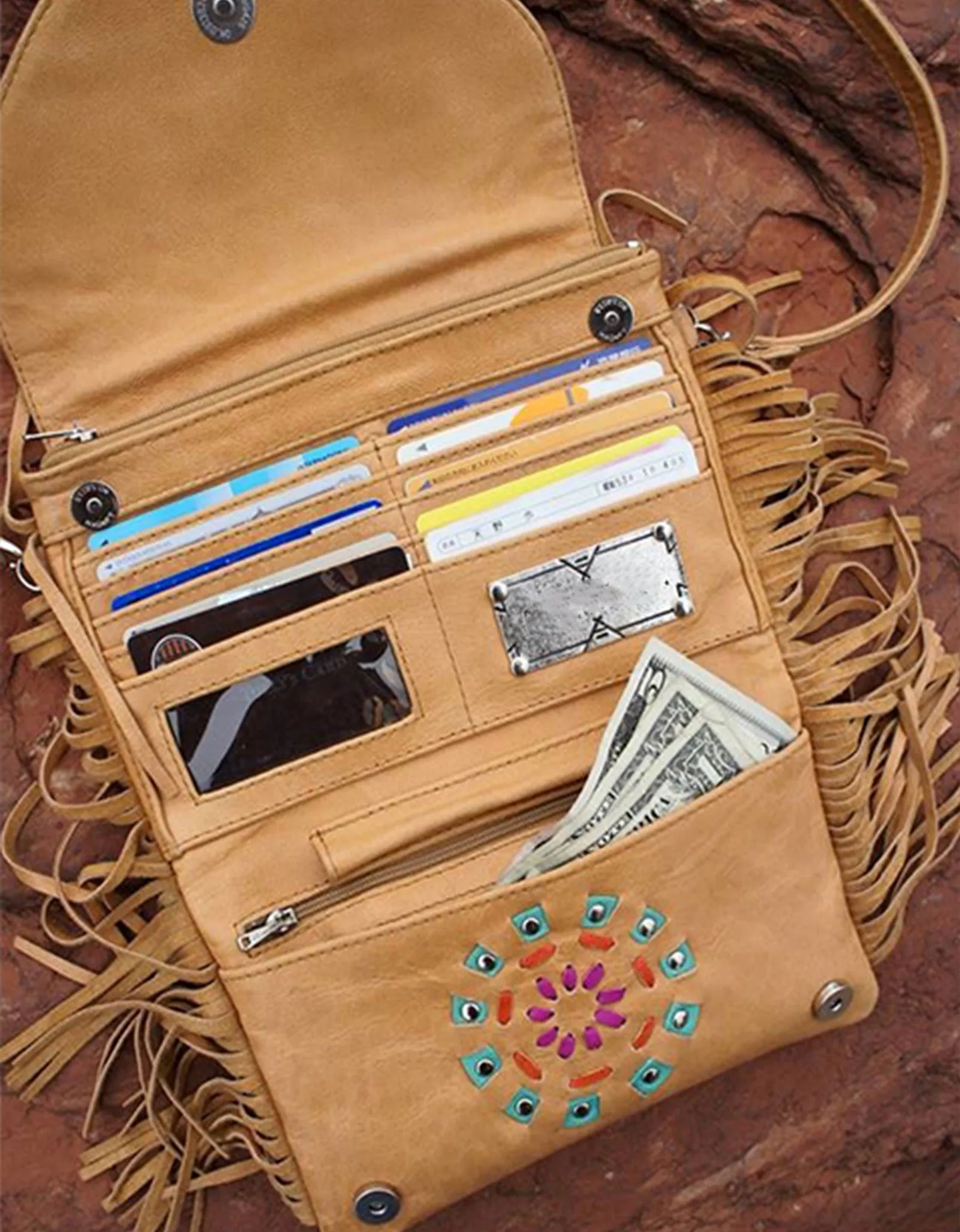 Sacred Clutch with Fringe