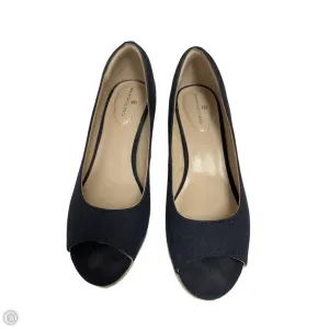 Shoes Heels Wedge By Bandolino In Navy, Size: 8.5