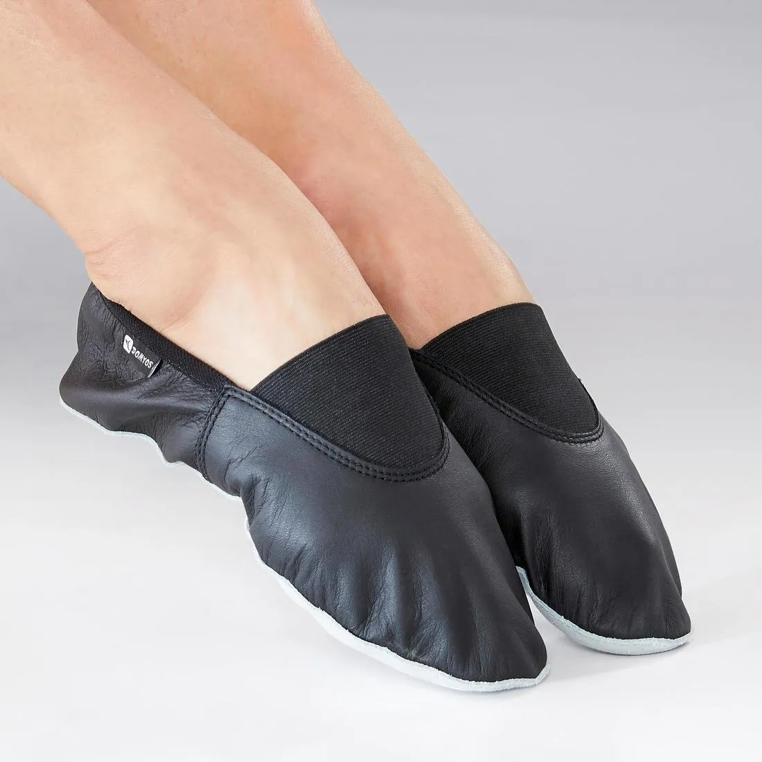 Supple Leather Modern Jazz Dance Shoes Size 11.5C to 6½ - Black