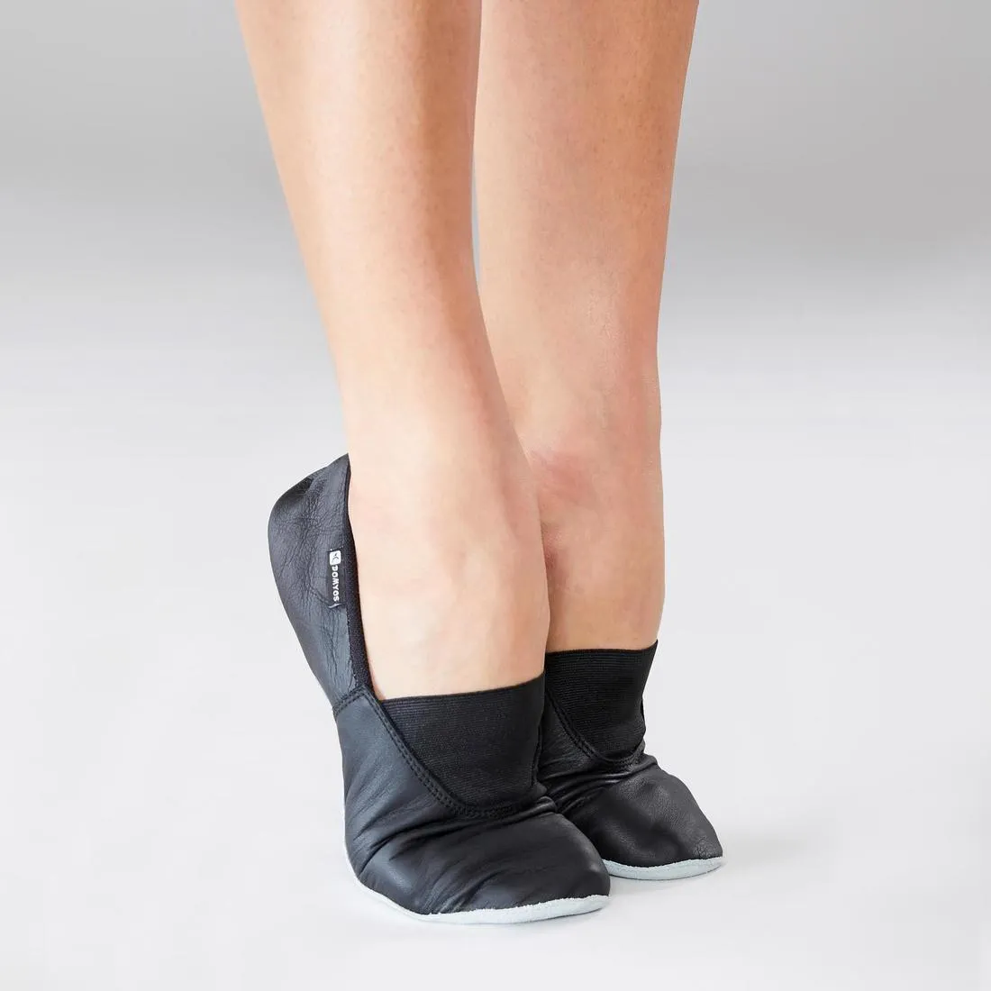 Supple Leather Modern Jazz Dance Shoes Size 11.5C to 6½ - Black