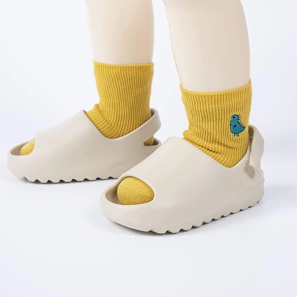 Toddler Little Kids Slides Sandals, Kid Summer Slip On Slides Sandals,Slippers with Strap Anti-slip Water Shoes??Indoor Outdoor Lightweight Slippers Sandals for Boys and Girls