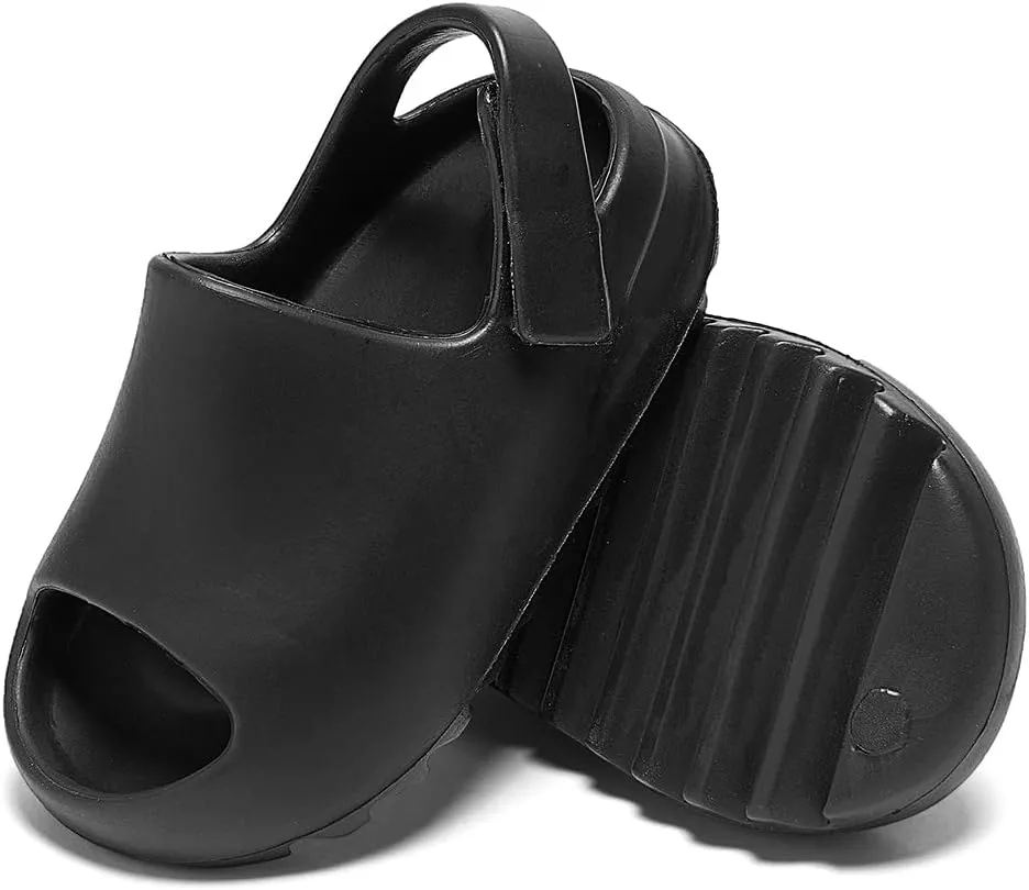 Toddler Little Kids Slides Sandals, Kid Summer Slip On Slides Sandals,Slippers with Strap Anti-slip Water Shoes??Indoor Outdoor Lightweight Slippers Sandals for Boys and Girls