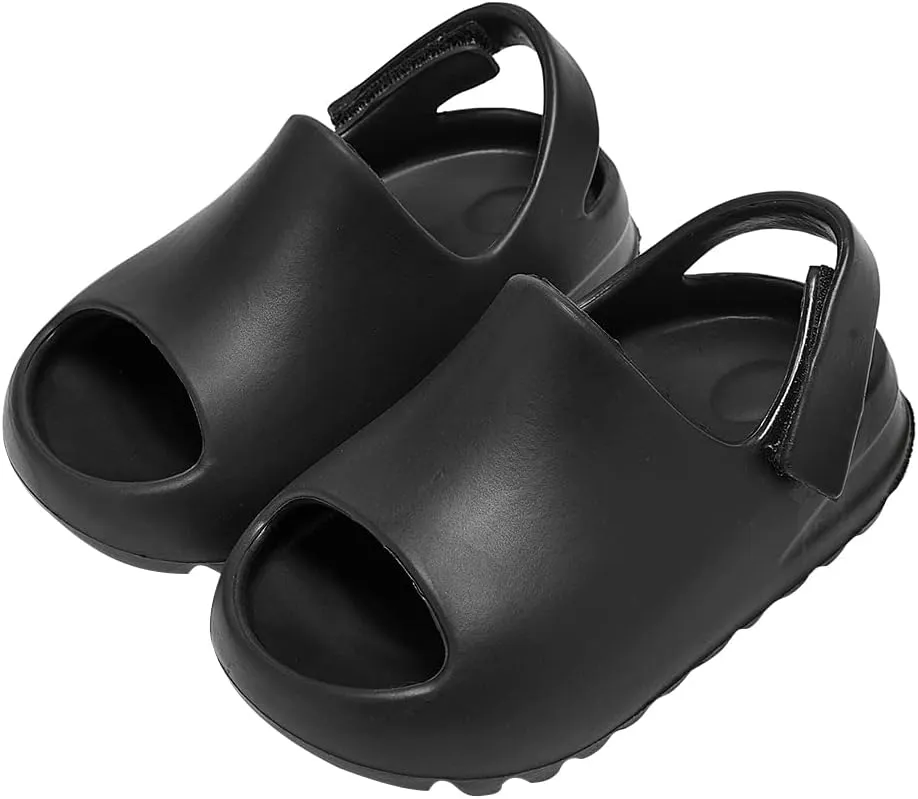 Toddler Little Kids Slides Sandals, Kid Summer Slip On Slides Sandals,Slippers with Strap Anti-slip Water Shoes??Indoor Outdoor Lightweight Slippers Sandals for Boys and Girls