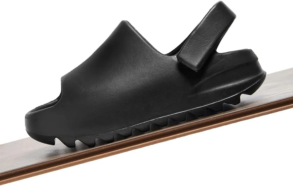 Toddler Little Kids Slides Sandals, Kid Summer Slip On Slides Sandals,Slippers with Strap Anti-slip Water Shoes??Indoor Outdoor Lightweight Slippers Sandals for Boys and Girls