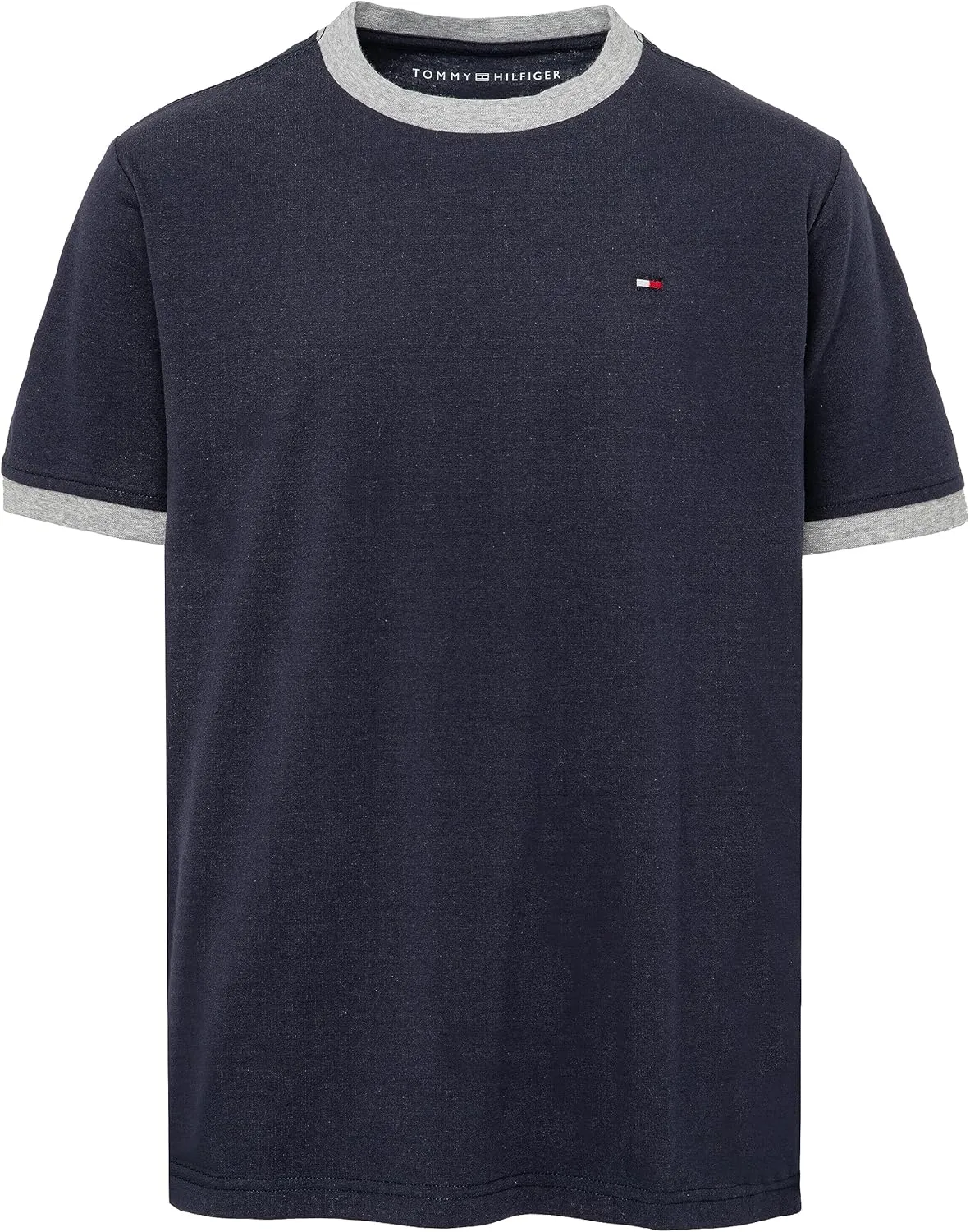 Tommy Hilfiger Short Sleeve Ken Ringer Crew Neck T-Shirt, Soft, Comfortable, Relaxed Fit