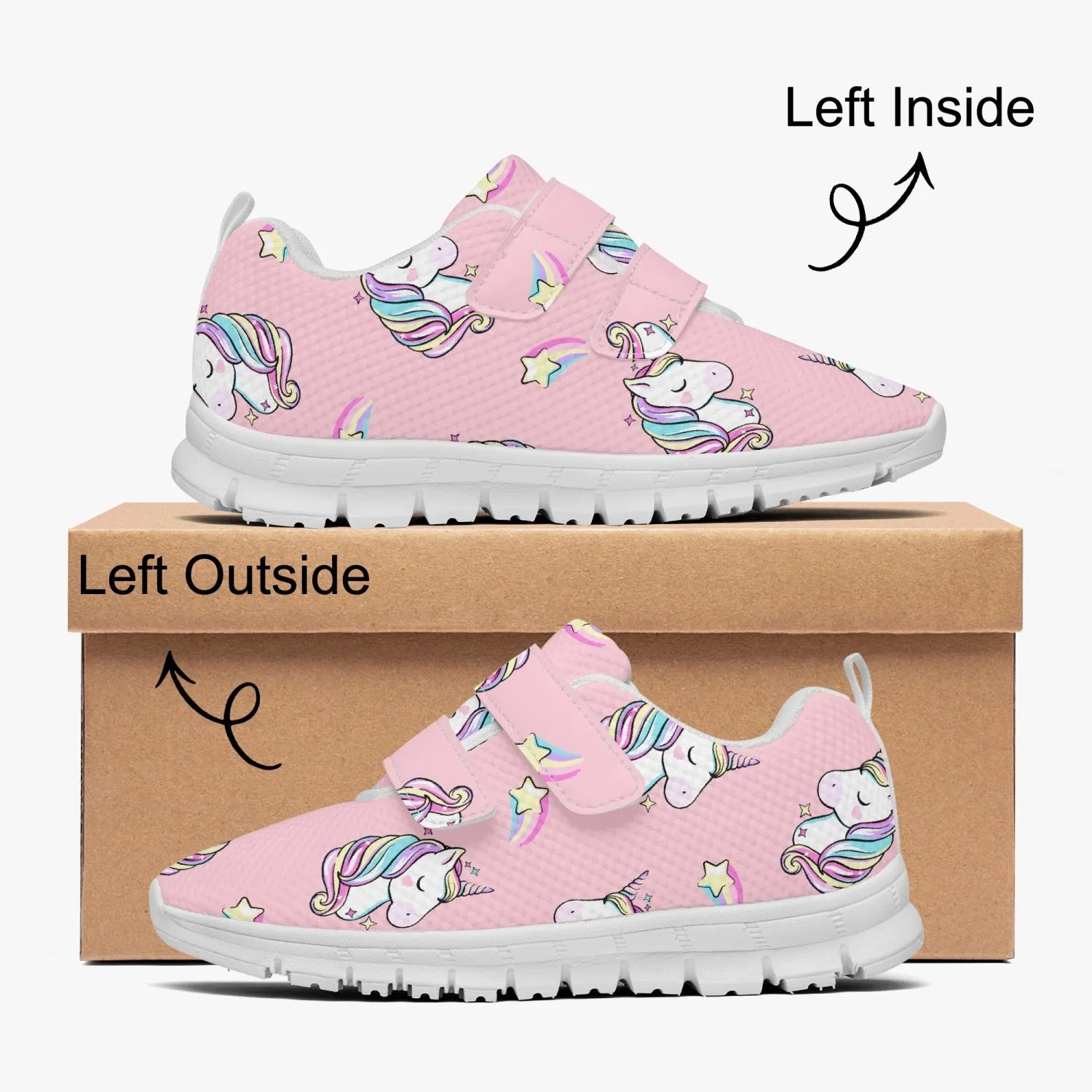 Unicorn Kids Lightweight Velcro Sneaker