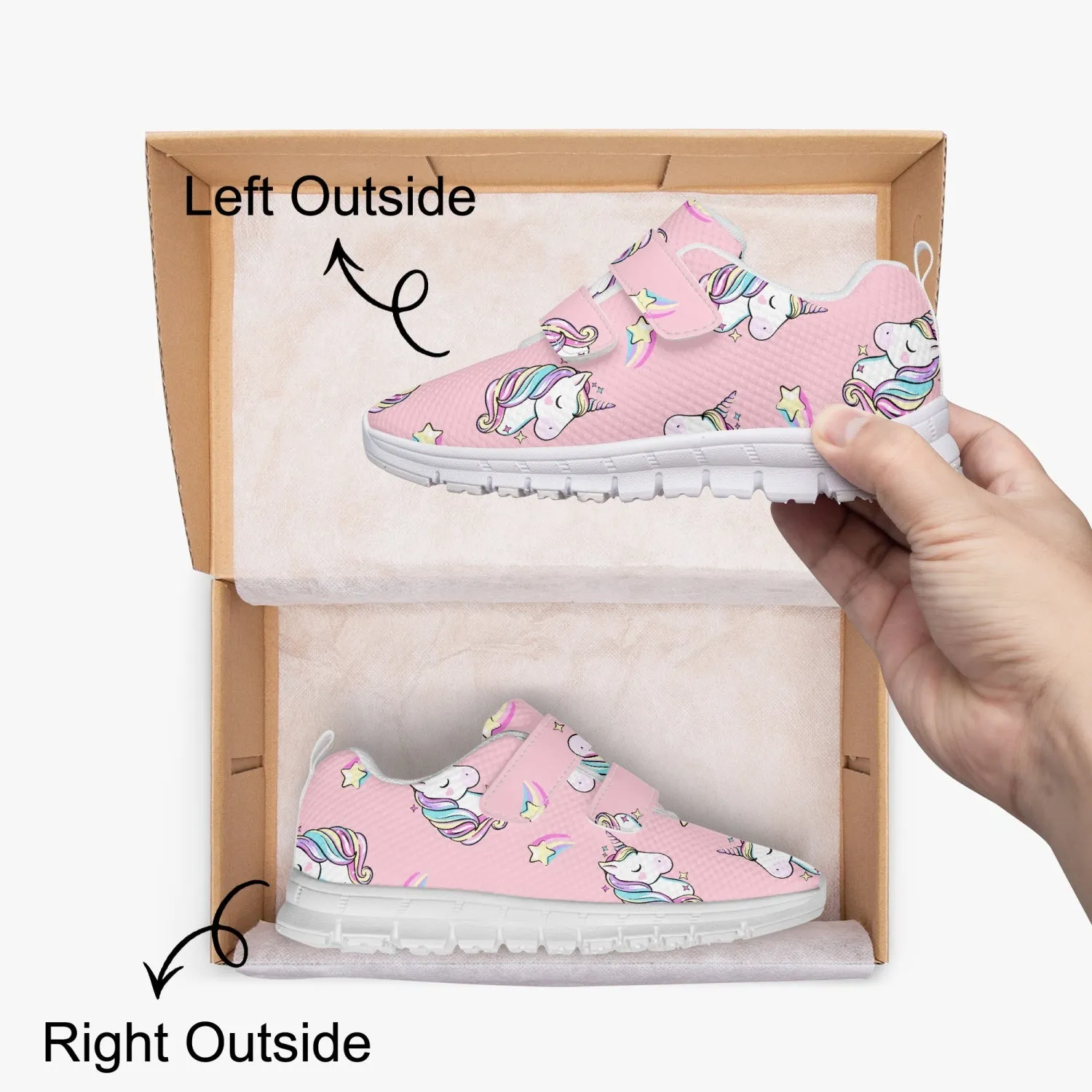 Unicorn Kids Lightweight Velcro Sneaker