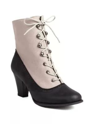 Victorian Lace-Up Boots - Handmade Vintage Inspired Historical Footwear