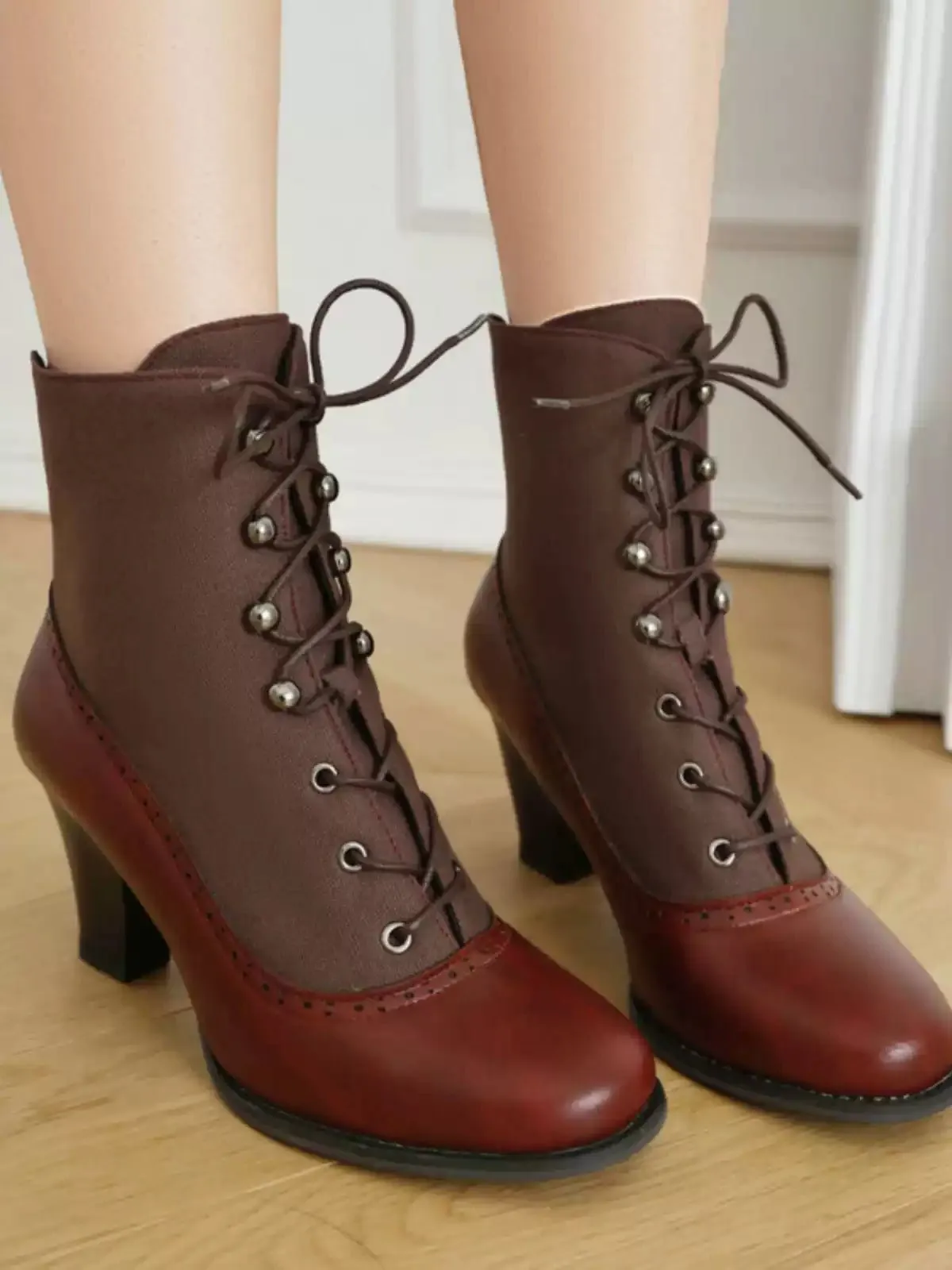 Victorian Lace-Up Boots - Handmade Vintage Inspired Historical Footwear