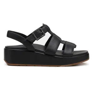 Vionic Delano Leather Women's Wedge Sole Sandals