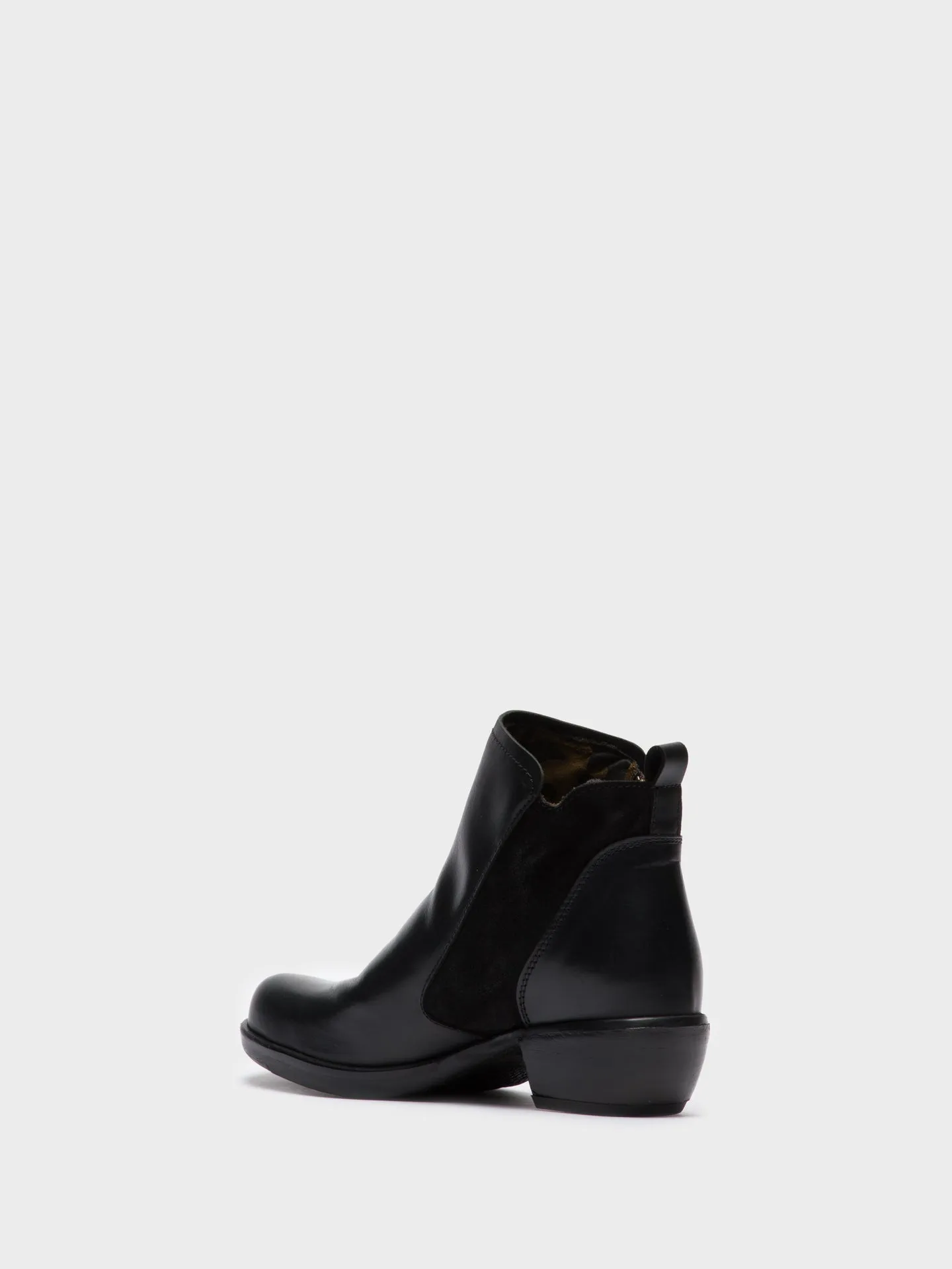 Zip Up Ankle Boots MELI BLACK