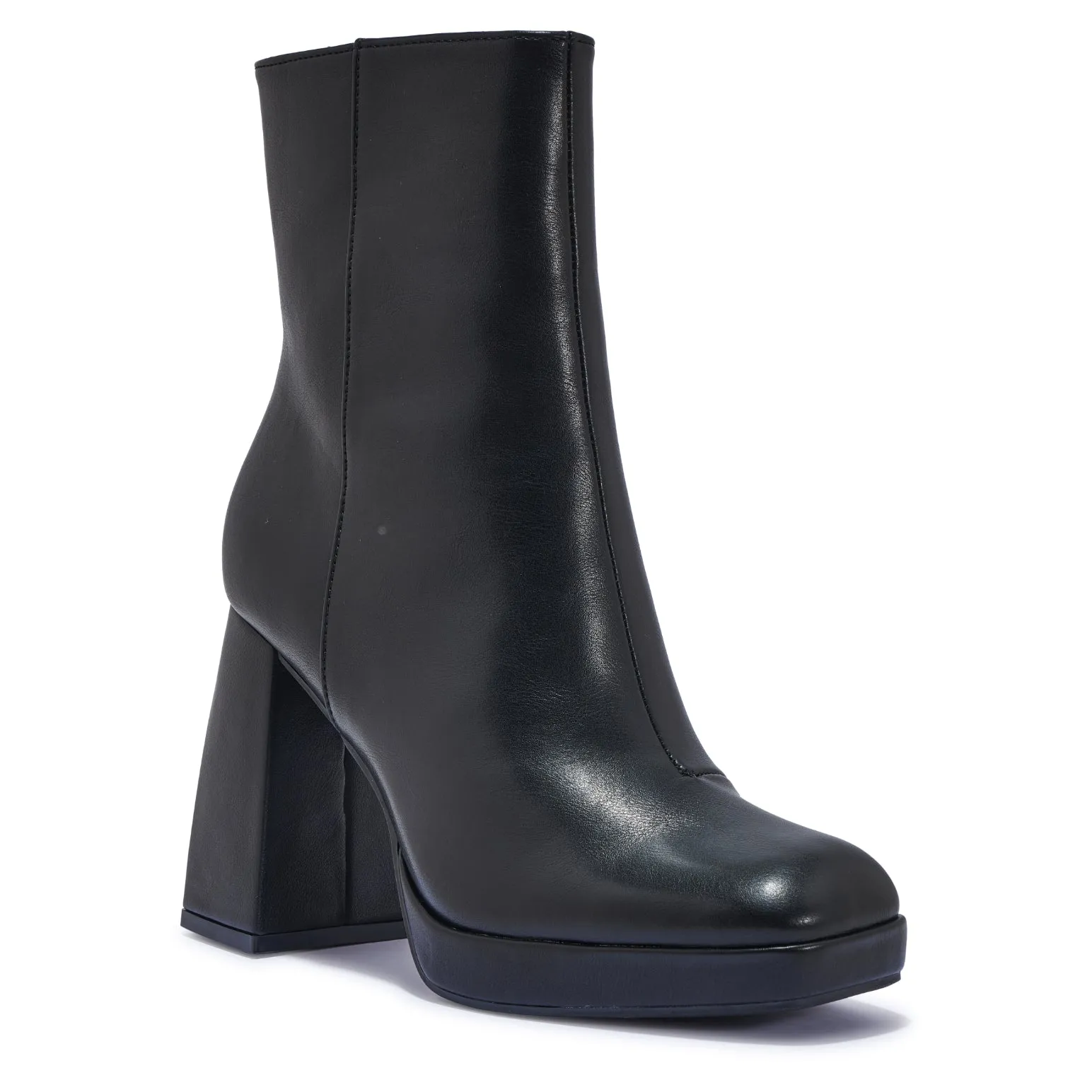 ZONDA1 FLAIRE BLOCK HEEL PLATFORM ANKLE BOOT