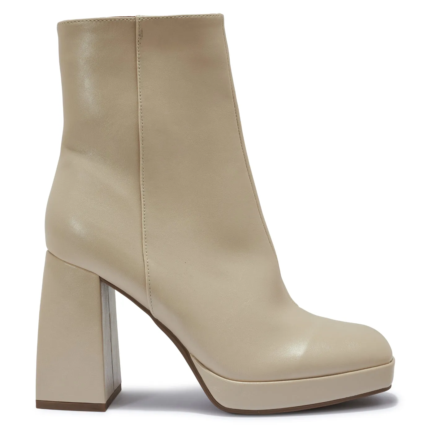 ZONDA1 FLAIRE BLOCK HEEL PLATFORM ANKLE BOOT